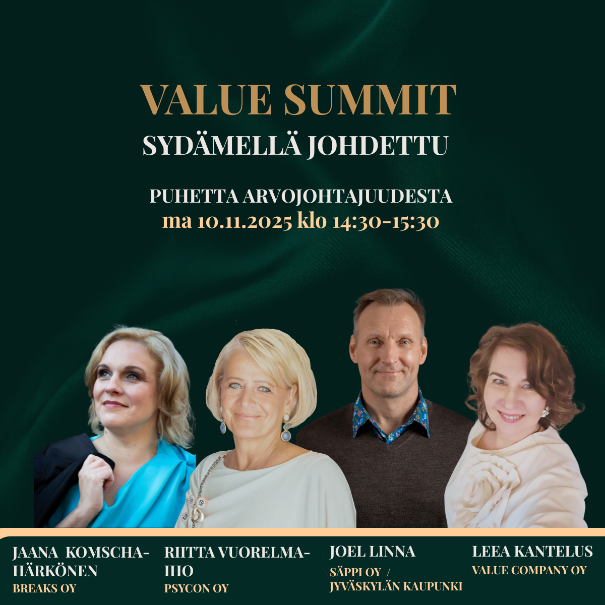 Sydämellä Johdettu - Puhetta Arvojohtajuudesta
