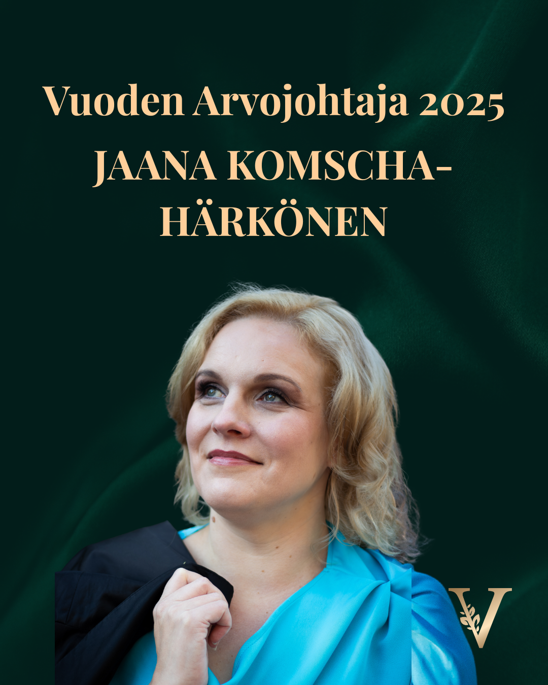 Vuoden Arvojohtaja 2025 - Jaana Komscha-Härkönen