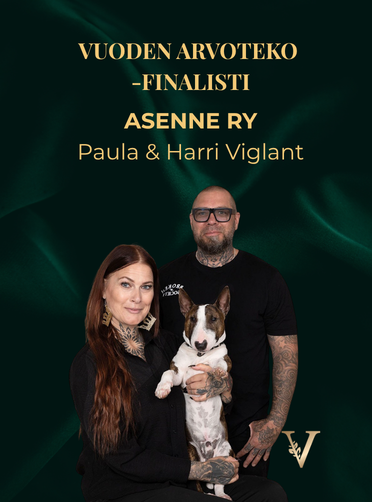 Vuoden 2026 Arvoteko -finalisti_Asenne Ry_Paula ja Harri Viglant